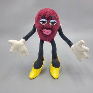 California Raisins Female Soft Bendable Figure Hardees Applause 1988 Poseable 6"